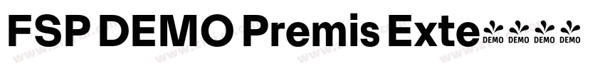 FSP DEMO Premis Exte字体转换